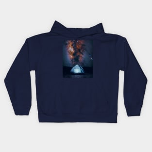 Camping Under the Stars Kids Hoodie